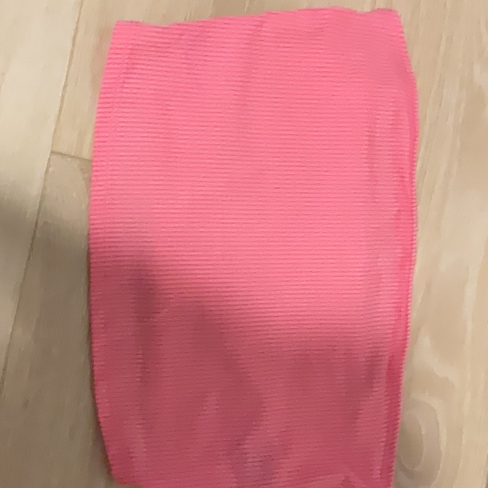 Source Unknown Pink Crop Top